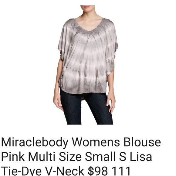 🎀CLEARANCE🎀 NWT 2PC MIRACLE BODY tie die Dollman top SET Layered - Picture 5 of 8